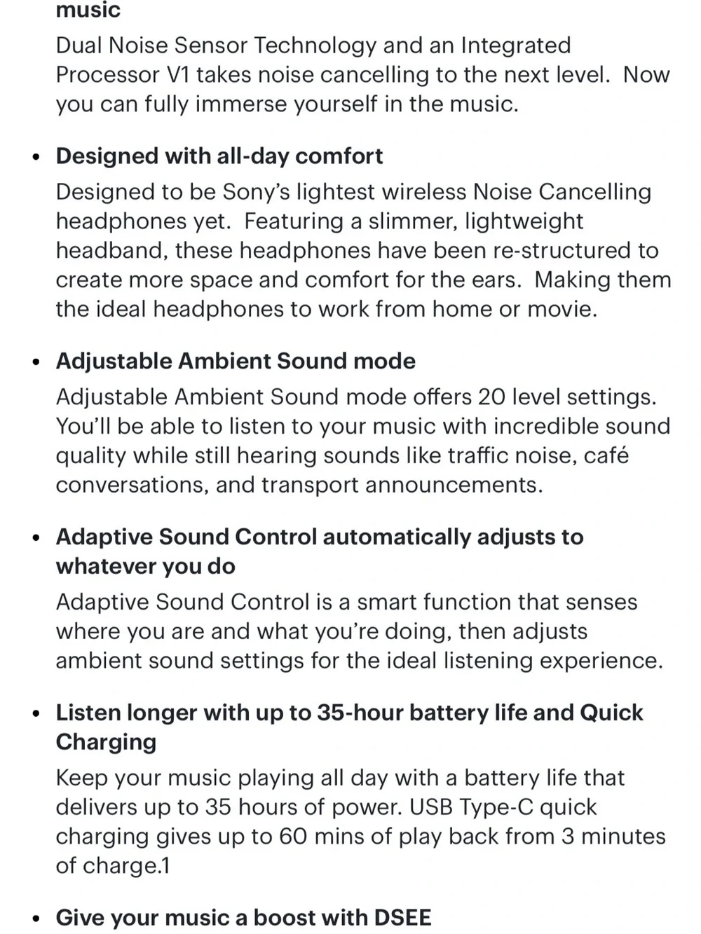 Sony Black Wireless On-Ear Headphones MDR-ZX220BT